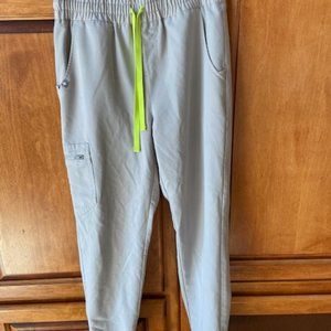 FIGS Women's High Waisted Jamora Jogger Scrub Pants Lilac Size S Retail $48